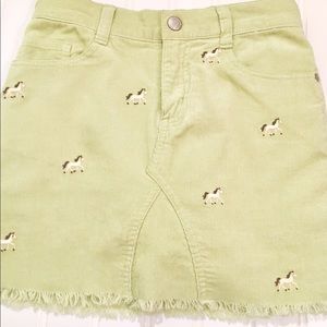 Gymboree corduroy skirt W/ Horses 🐴